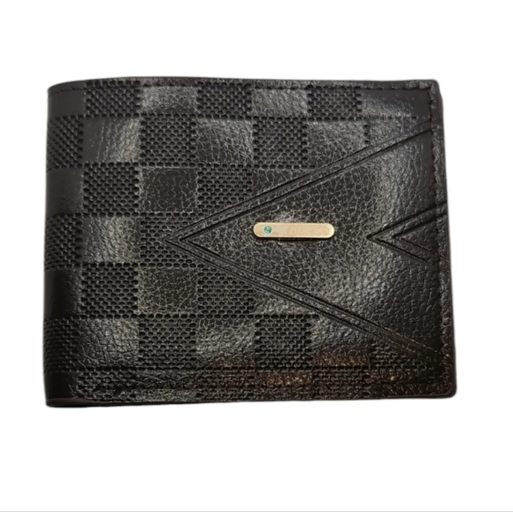 Mens Business Bifold Wallet‎ Brown